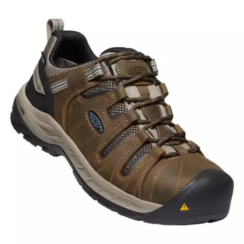 Men's KEEN Flint II WP Steel Toe Shoes Work Boots - Image 2