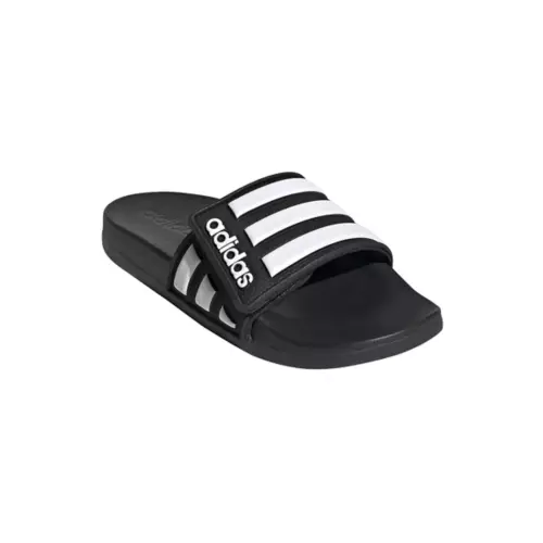 Boys' Adidas Adilette Comfort Adjustable Slide Sandals - Image 3