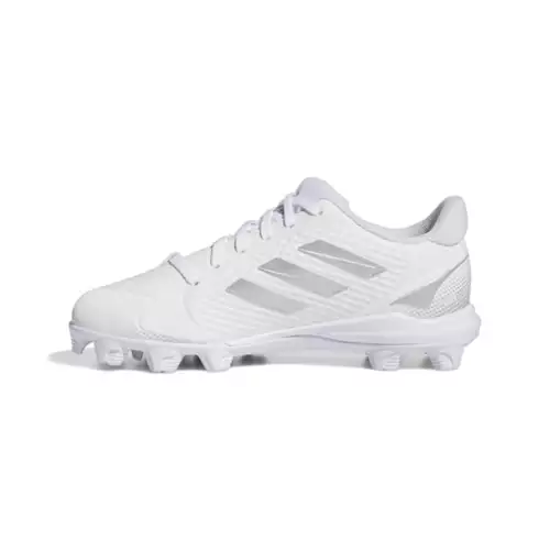Kids' Adidas PureHustle 2 Softball Molded Baseball Cleats - Image 4