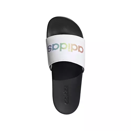 Adult Adidas Adilette Logo Comfort Slide Sandals - Image 4