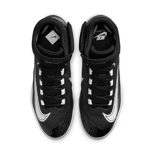Men's Nike Alpha Huarache Elite 4 Mid Metal Baseball Cleats - Image 5