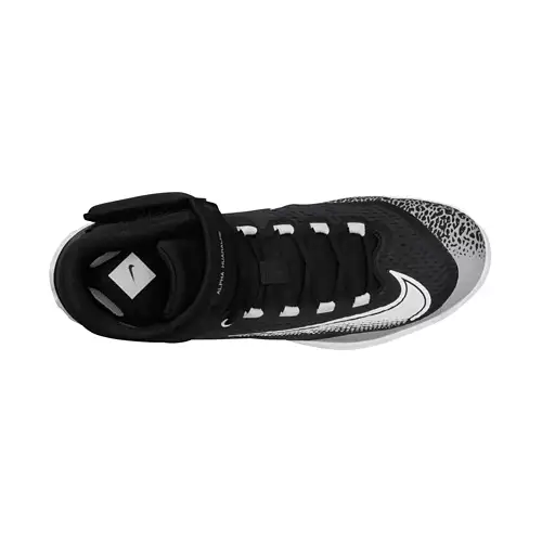 Men's Nike Alpha Huarache Elite 4 Mid Metal Baseball Cleats - Image 10