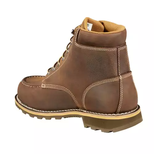 Men's Carhartt Traditional Welt 6" Moc Toe Soft Toe Waterproof Work Boots - Image 2